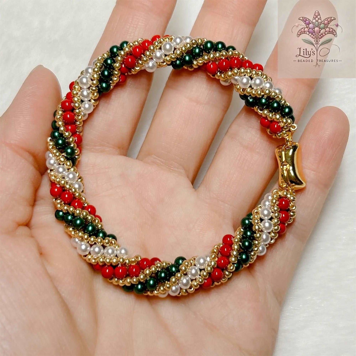 Handmade Beaded Bracelet Christmas Gift Bracelet