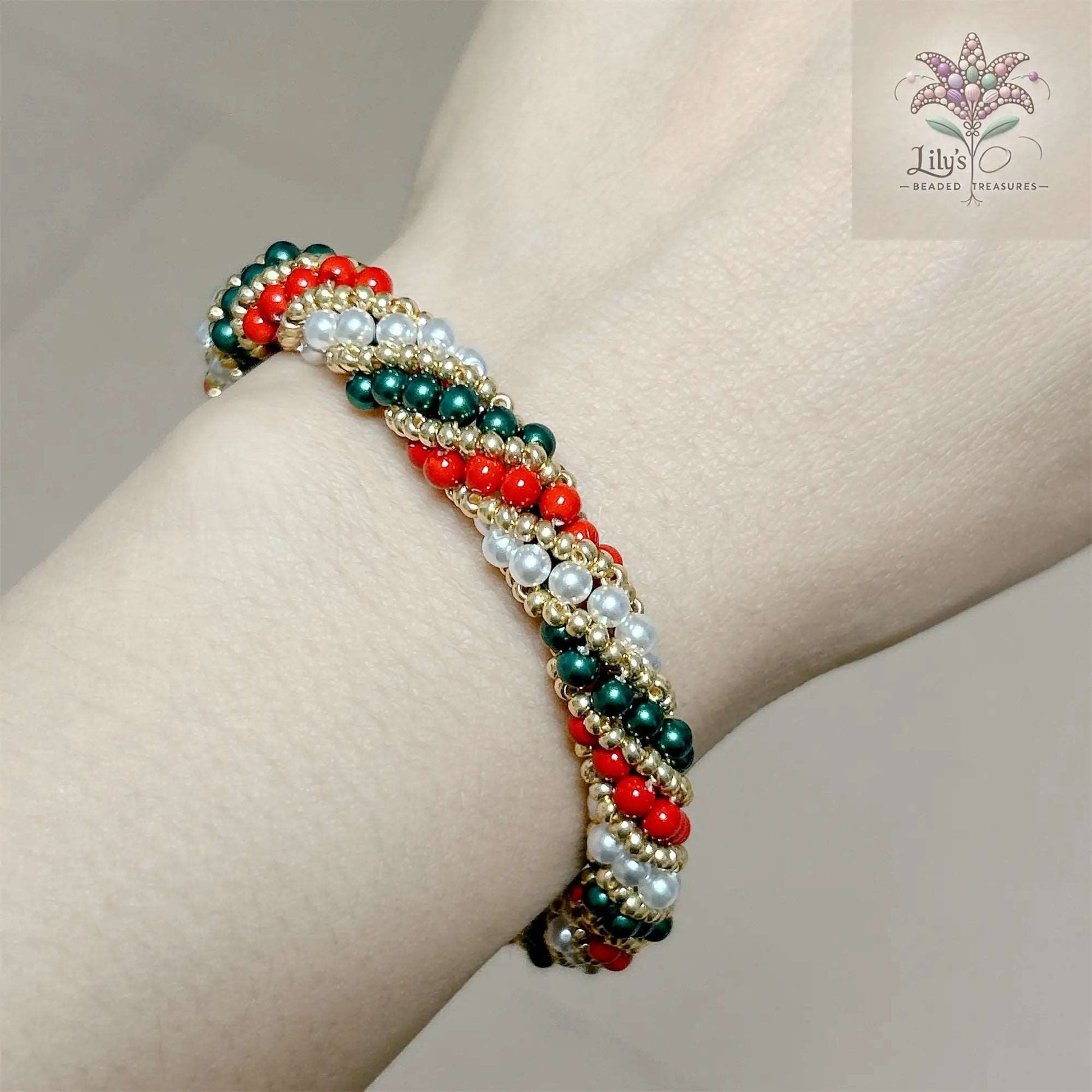 Handmade Beaded Bracelet Christmas Gift Bracelet