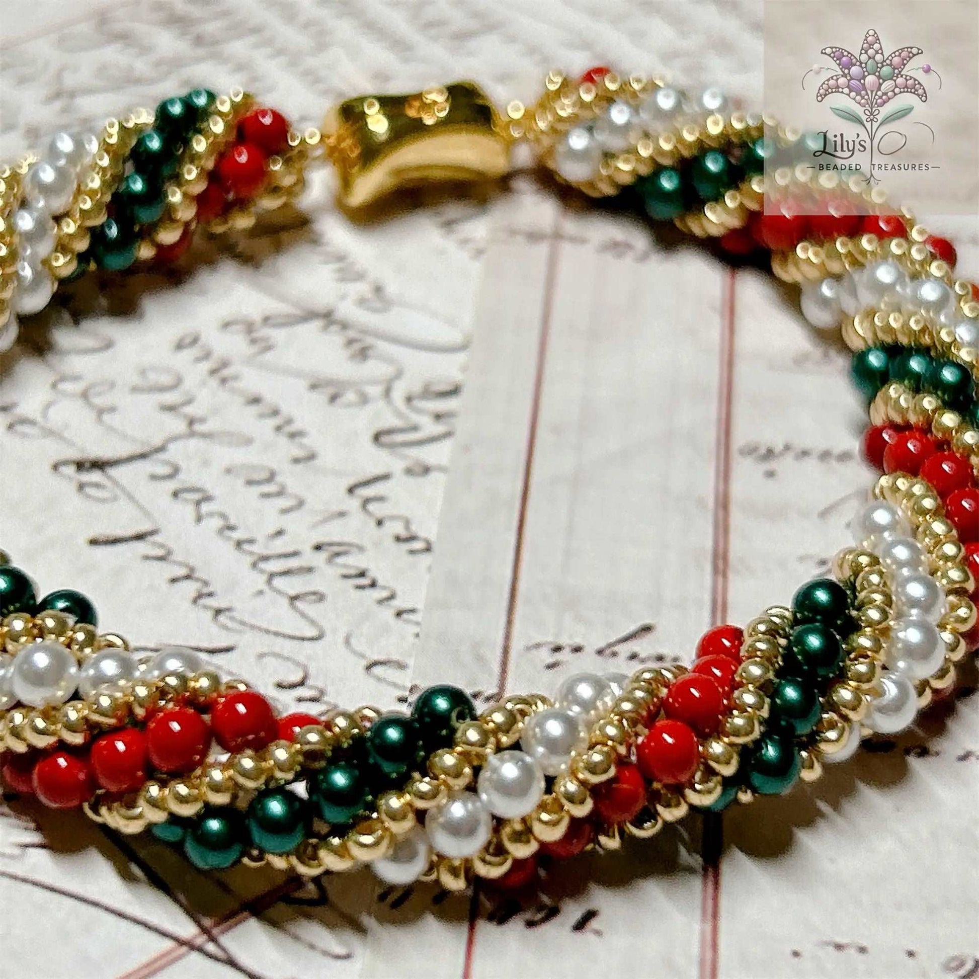 Handmade Beaded Bracelet Christmas Gift Bracelet